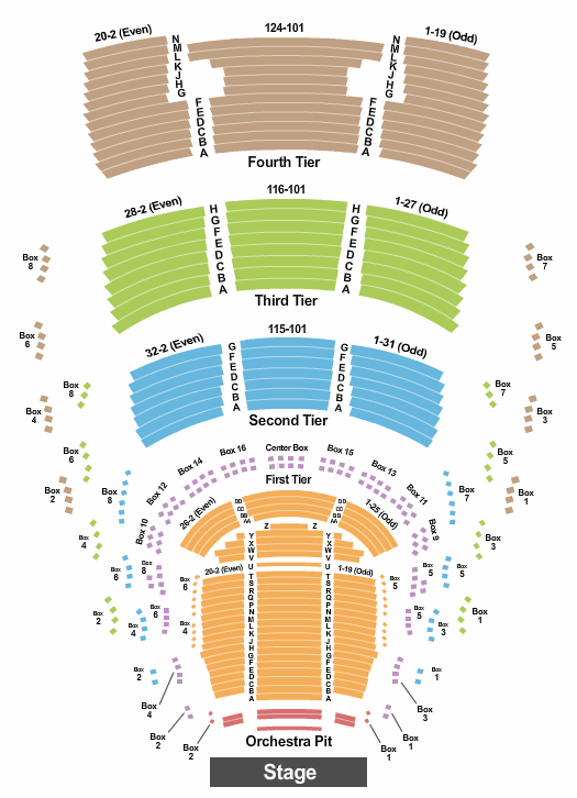 Arsht Center Nutcracker Seating Chart